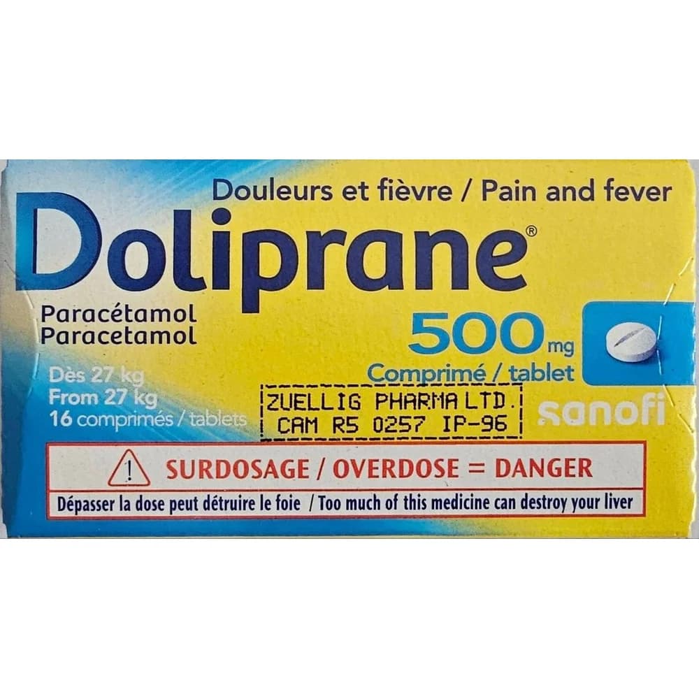 Doliprane 500 mg