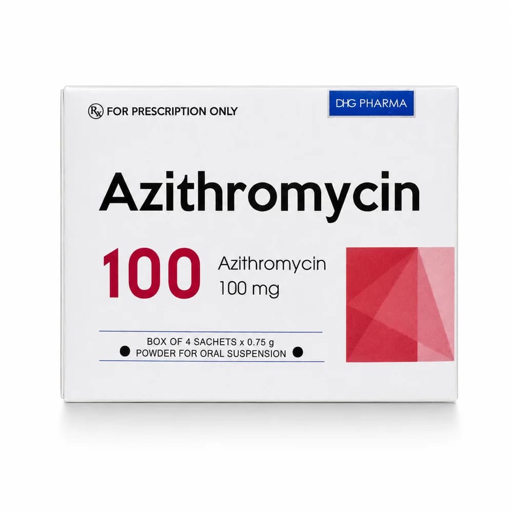 Azithromycin Azithromycin 100 mg per sachet