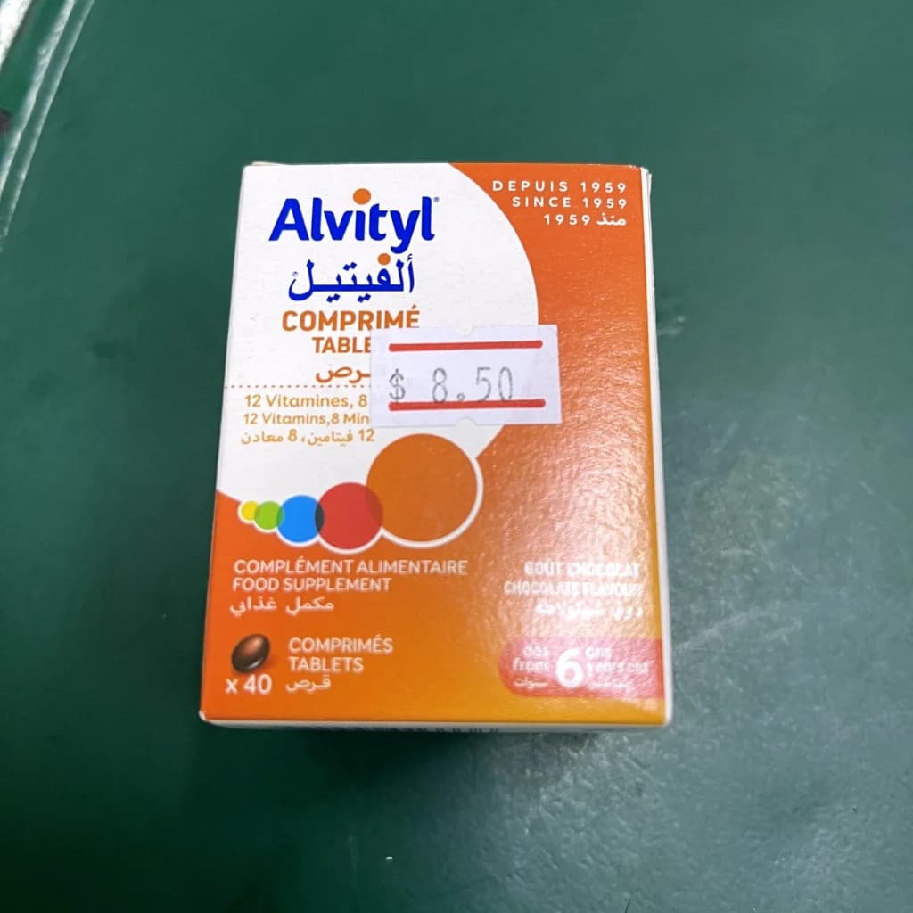 Alvityl Comprimé Not available