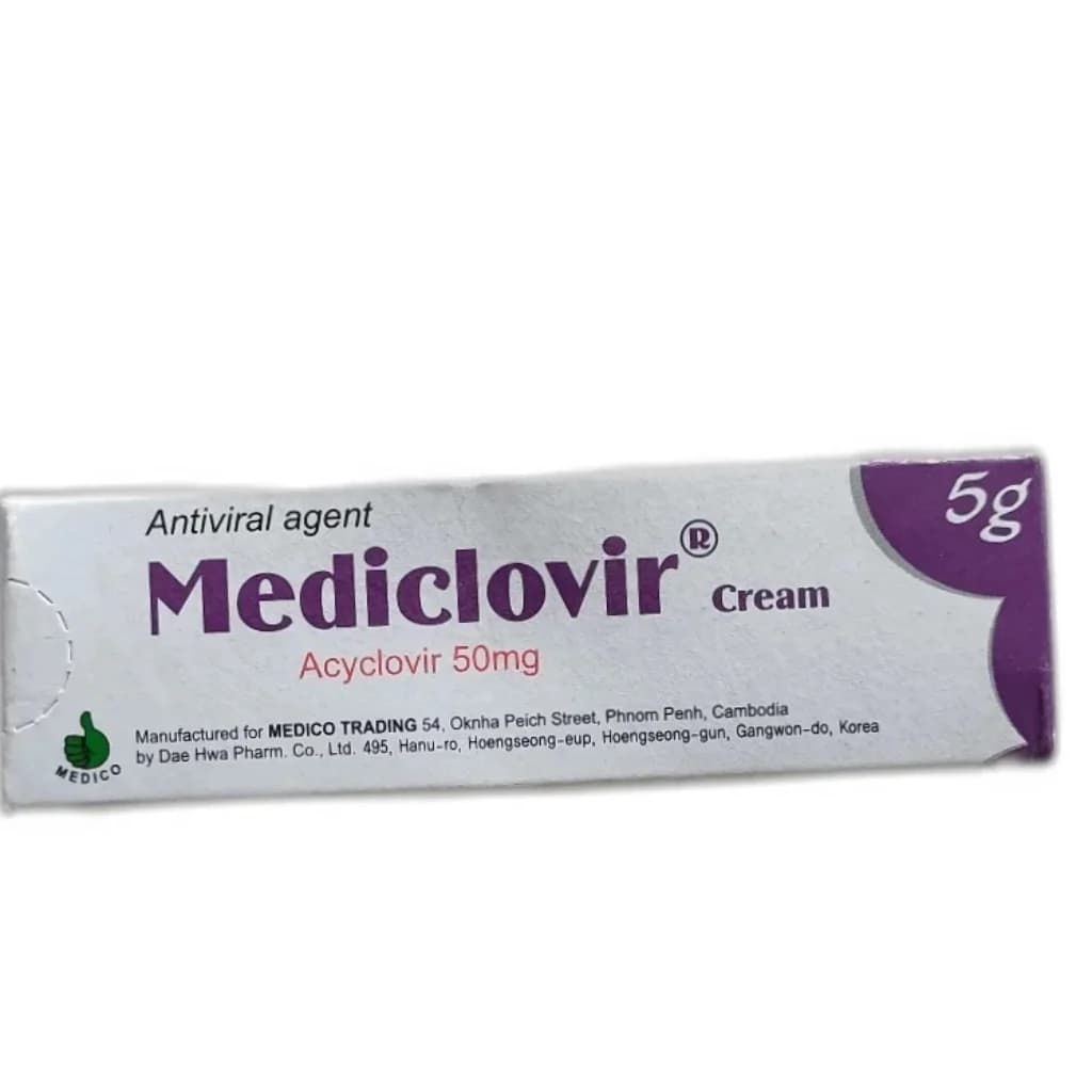 Mediclovir 50mg/g (5%)
