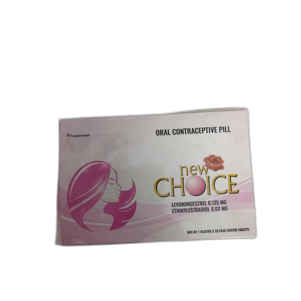 New Choice Levonorgestrel 0.125 mg + Ethinylestradiol 0.03 mg