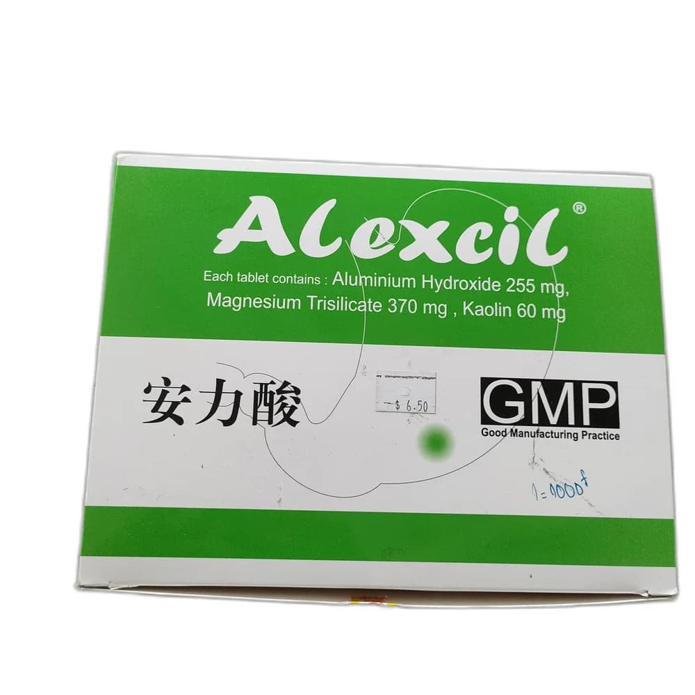 Alexcil 255 mg / 370 mg / 60 mg