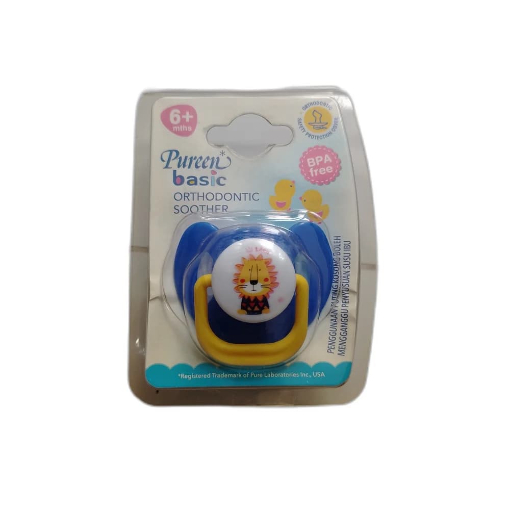 Pureen Basic Orthodontic Soother (6+ months) 1 soother