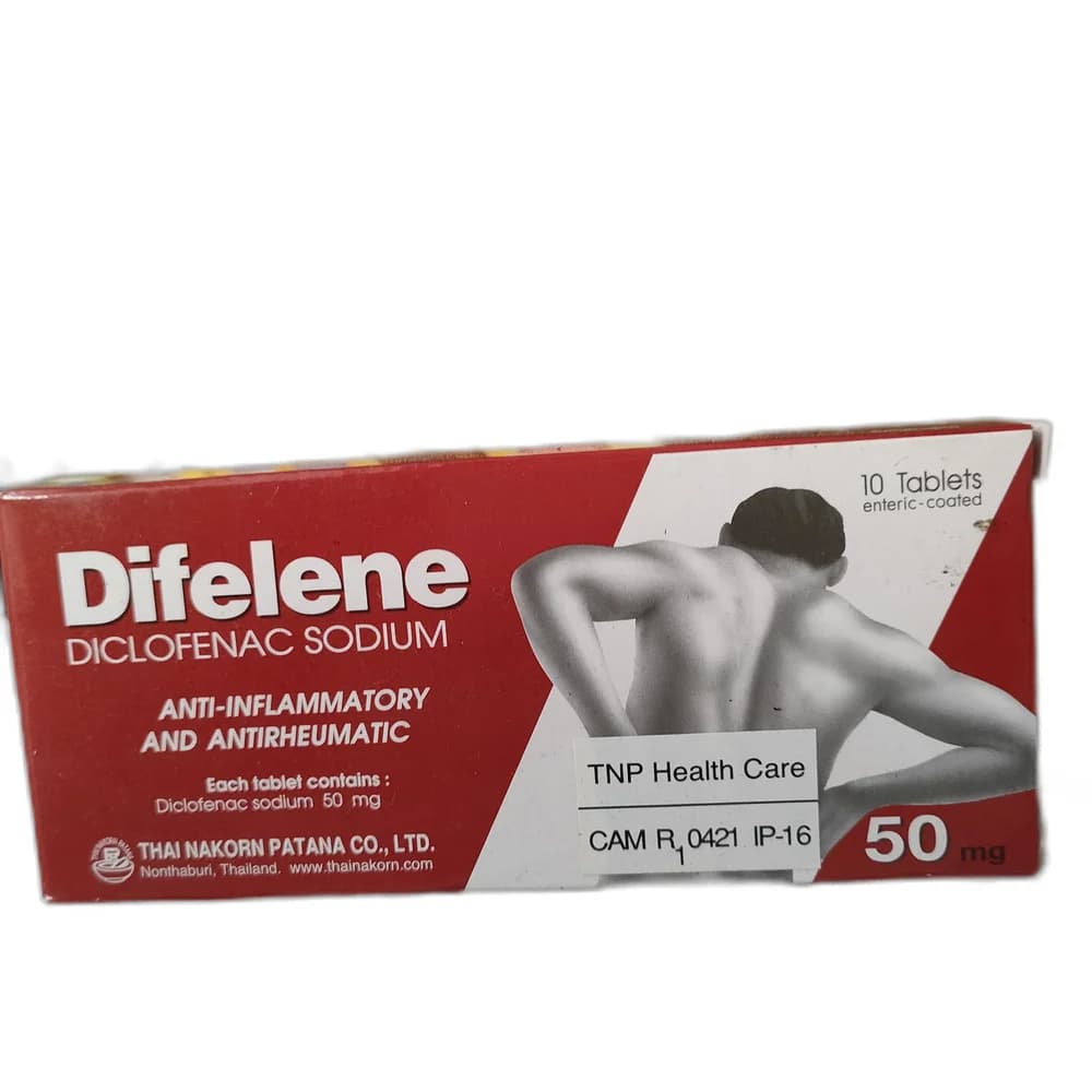 Difelene 50 mg enteric-coated tablet