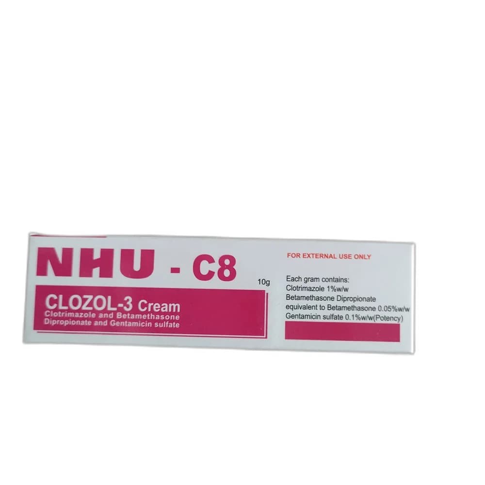 Clozol-3 1% w/w / 0.05% w/w / 0.1% w/w