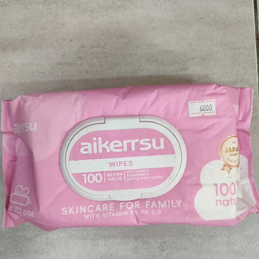 Aikerrsu Wipes 100 sheets, pH 5.0