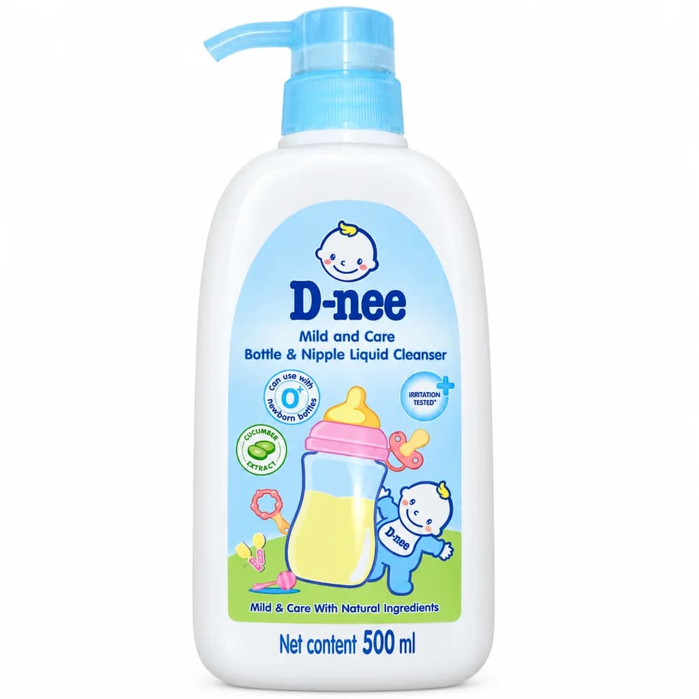 D-nee Mild and Care Bottle & Nipple Liquid Cleanser 500 ml