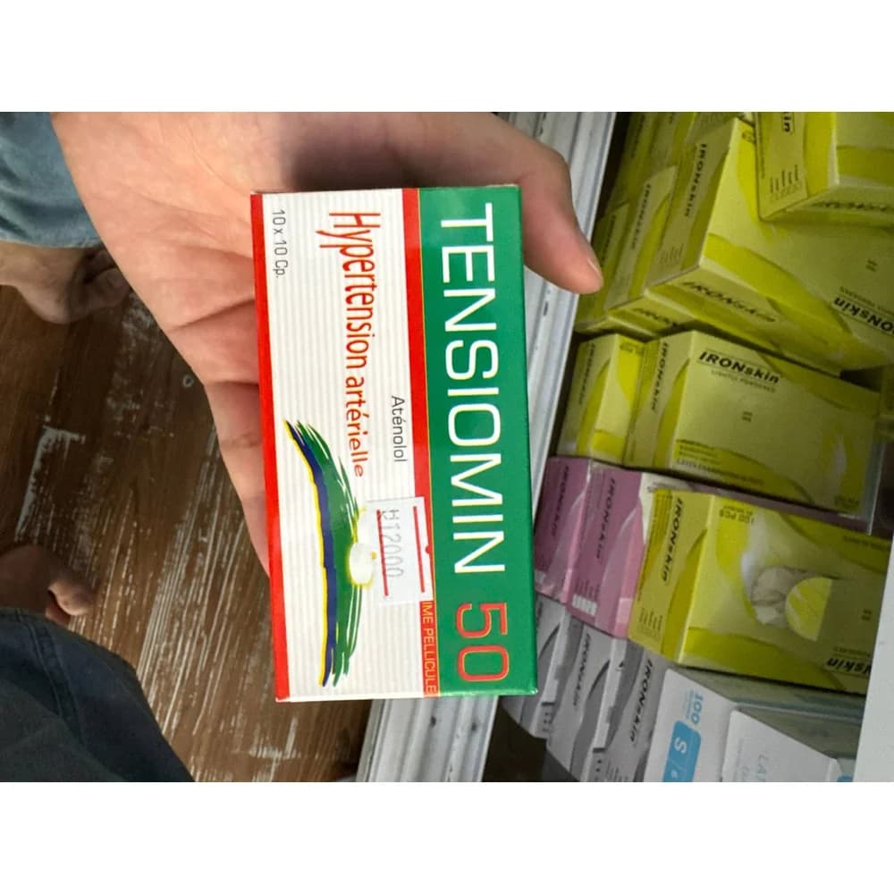 Tensiomin 50 Atenolol 50 mg, 10 film-coated tablets