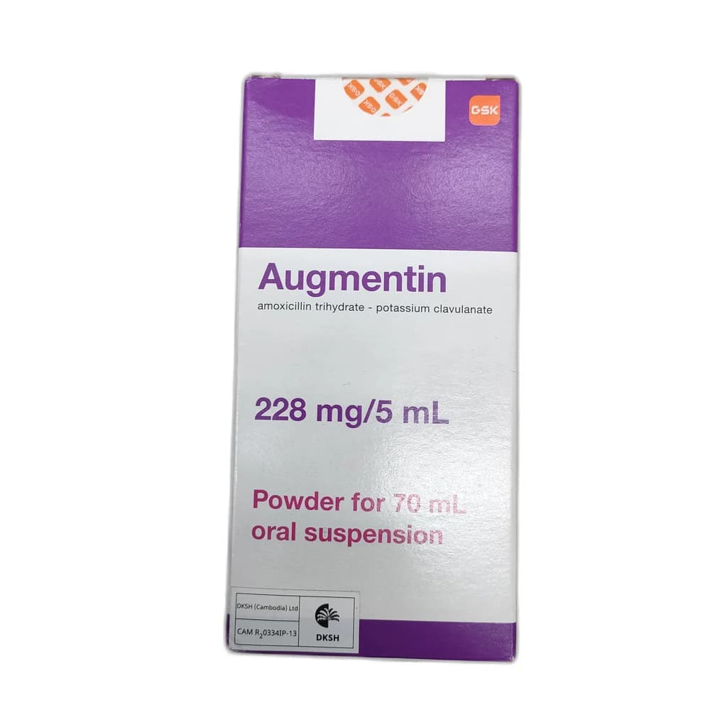 Augmentin 228 mg / 5 ml