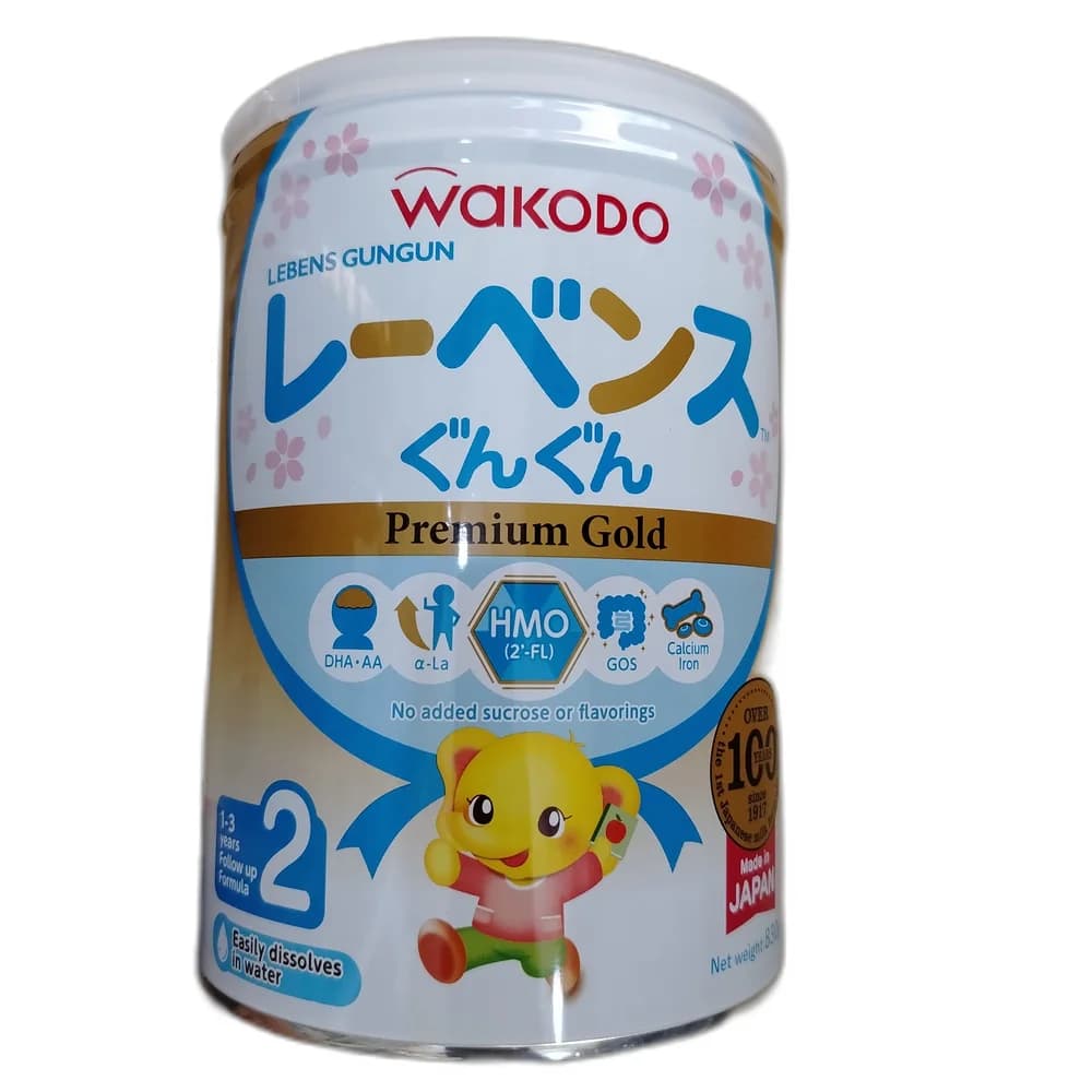 Wakodo Lebens Gungun Premium Gold Follow-up Formula Stage 2 830 g
