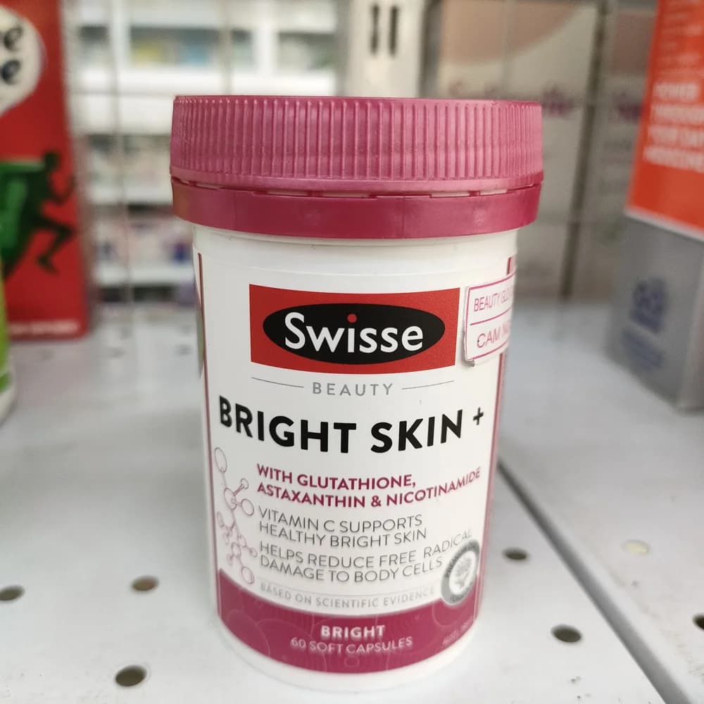 Swisse Beauty Bright Skin+ 1-2 soft capsules per day