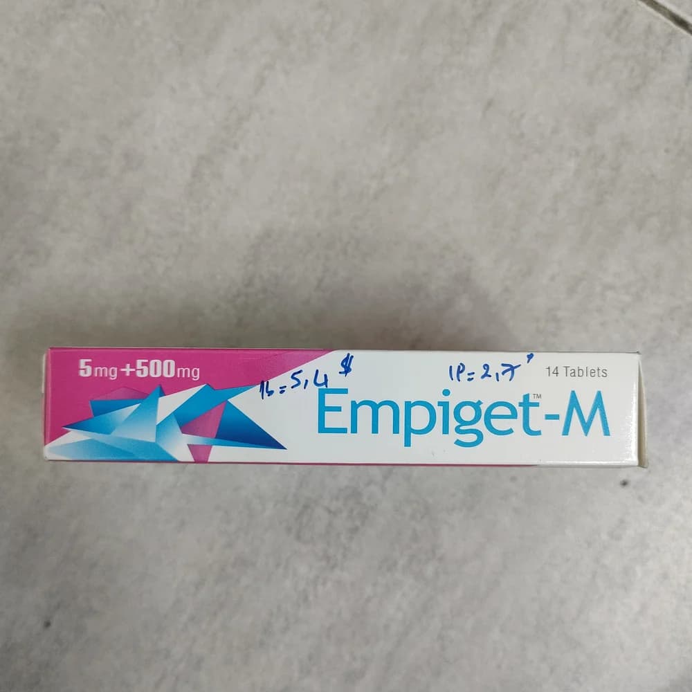 Empiget-M 5 mg / 500 mg