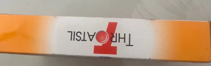 THROATSIL 2,4-Dichlorobenzyl alcohol 1.2mg, Amylmetacresol 0.6mg, Vitamin C 100mg