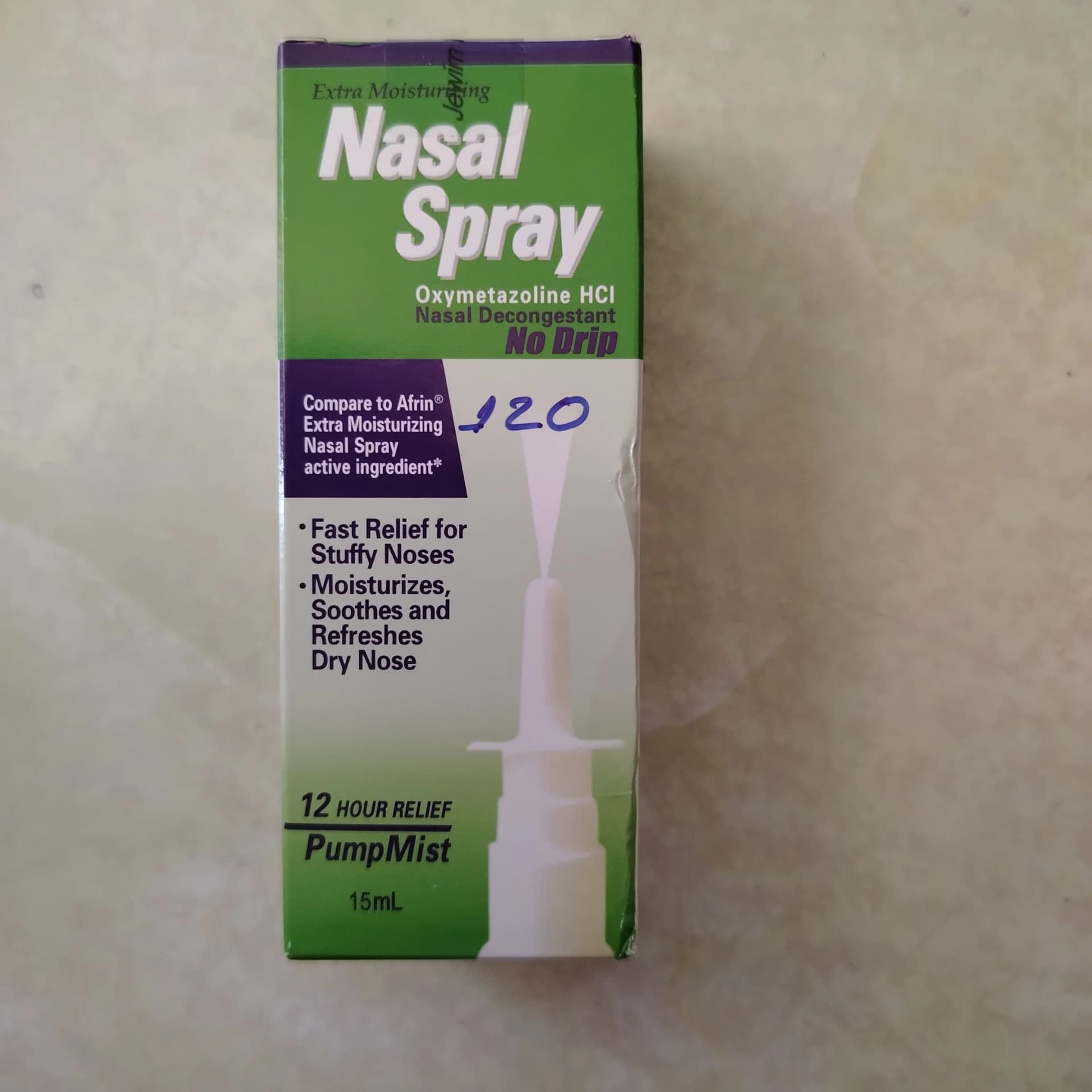 Extra Moisturizing Nasal Spray 0.05% Oxymetazoline HCl