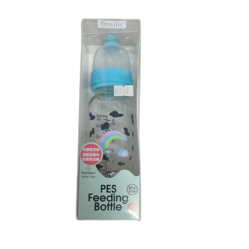Basilic PES Feeding Bottle 240 ml / 8 oz, S nipple