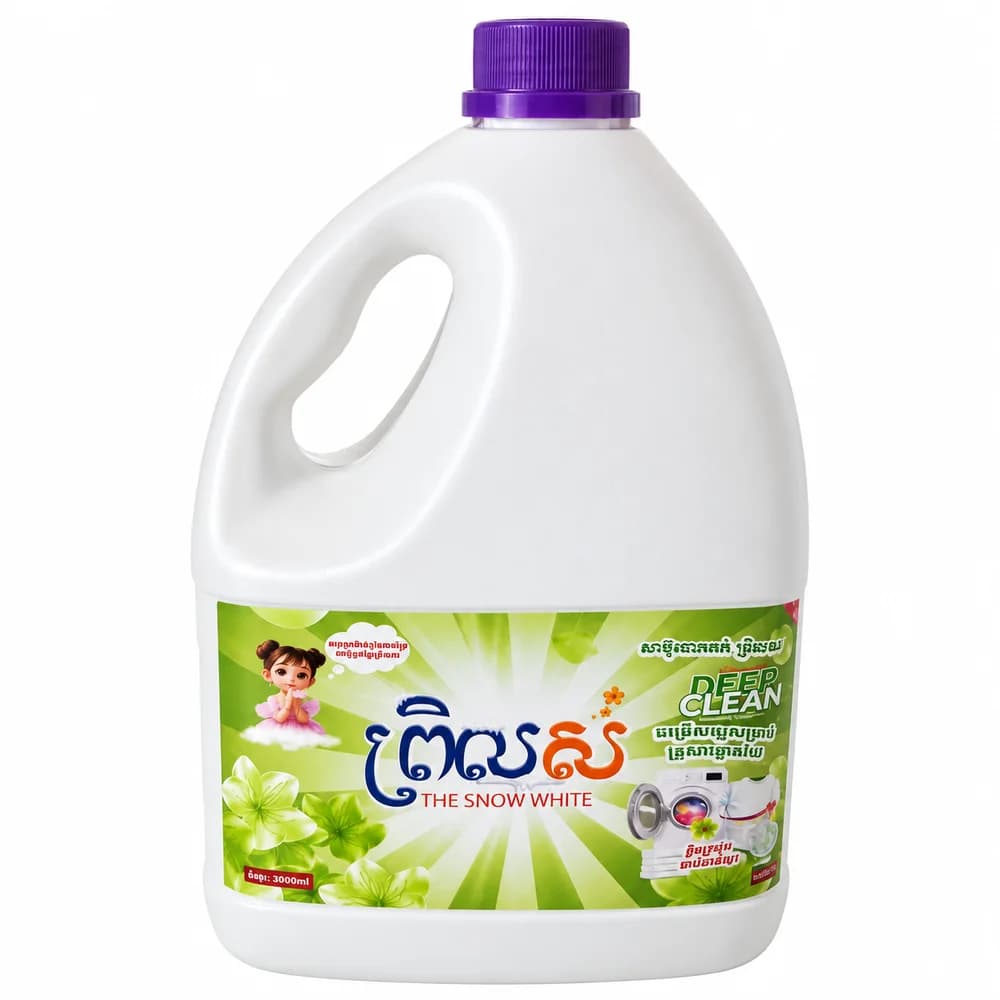 The Snow White Liquid Laundry Detergent 3000 mL
