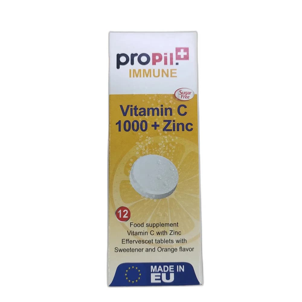 Propil Immune Vitamin C 1000 mg / Zinc 15 mg per effervescent tablet
