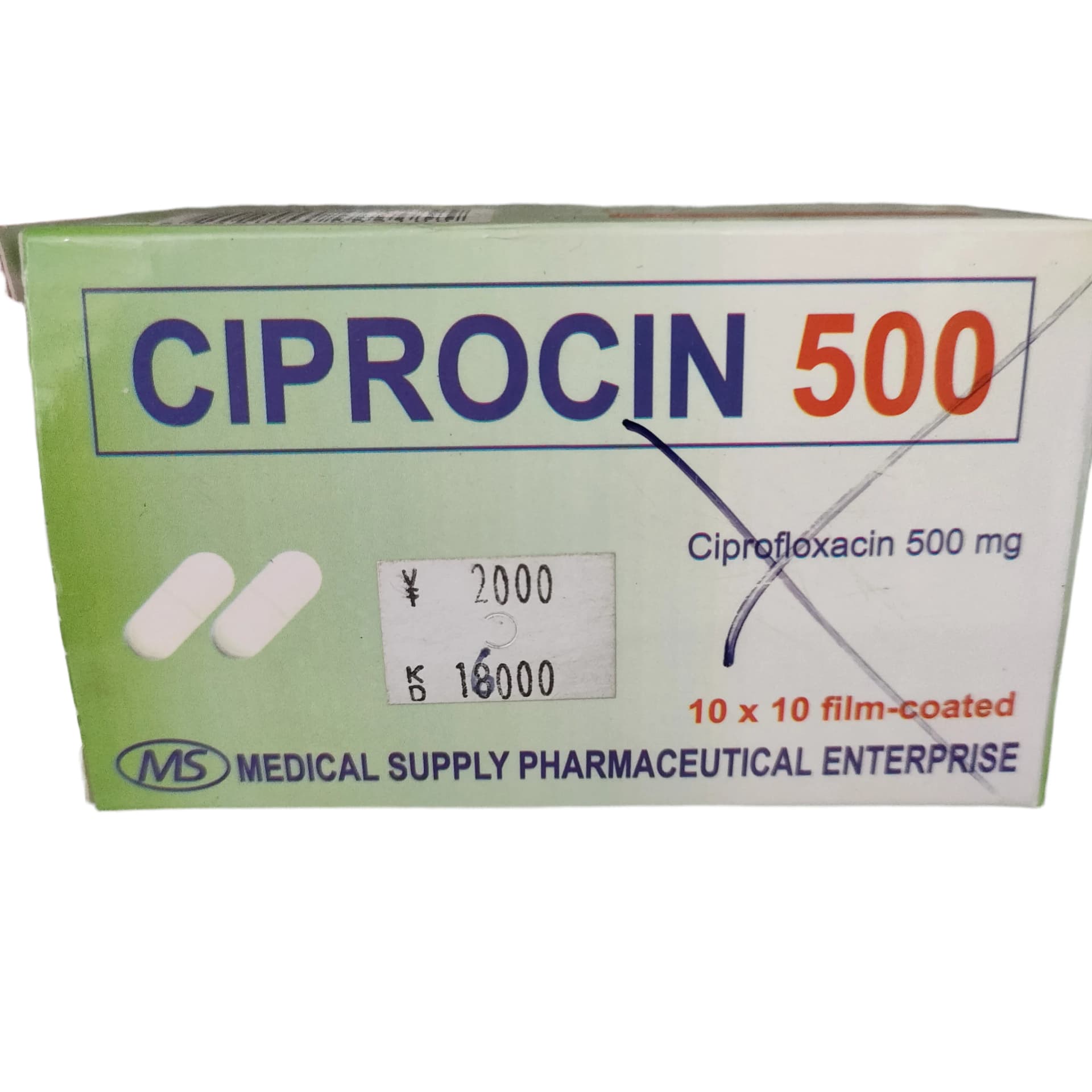 Ciprocin 500 500 mg