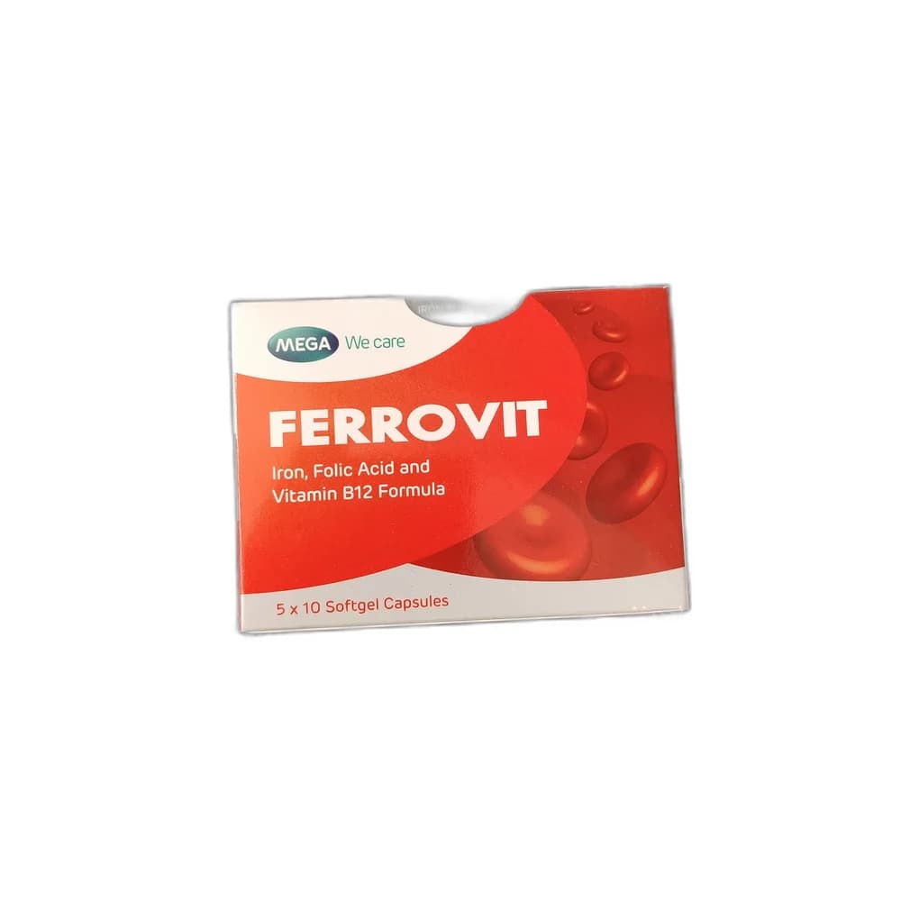 Ferrovit Ferrous fumarate 162 mg / Folic acid 0.75 mg / Vitamin B12 7.50 mcg
