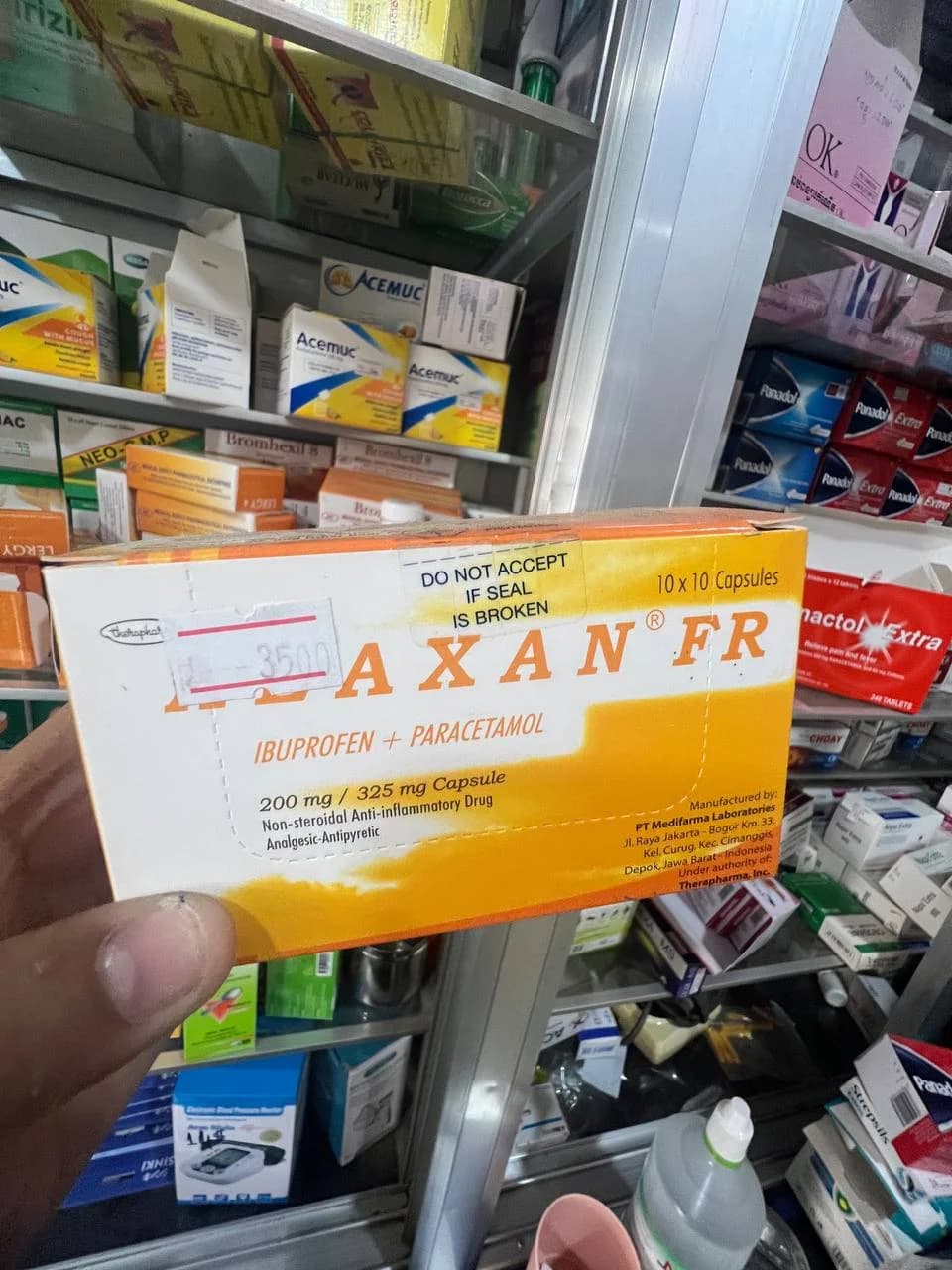 ALAXAN FR Ibuprofen 200mg + Paracetamol 325mg