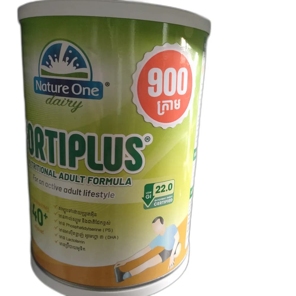 Fortiplus 18g per serving (250ml water)