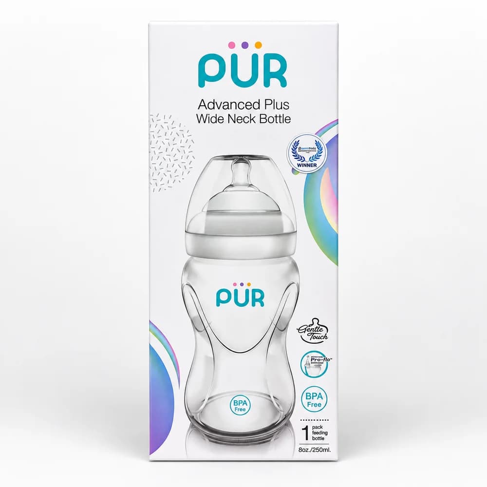 PŪR Advanced Plus Wide Neck Bottle 250 mL