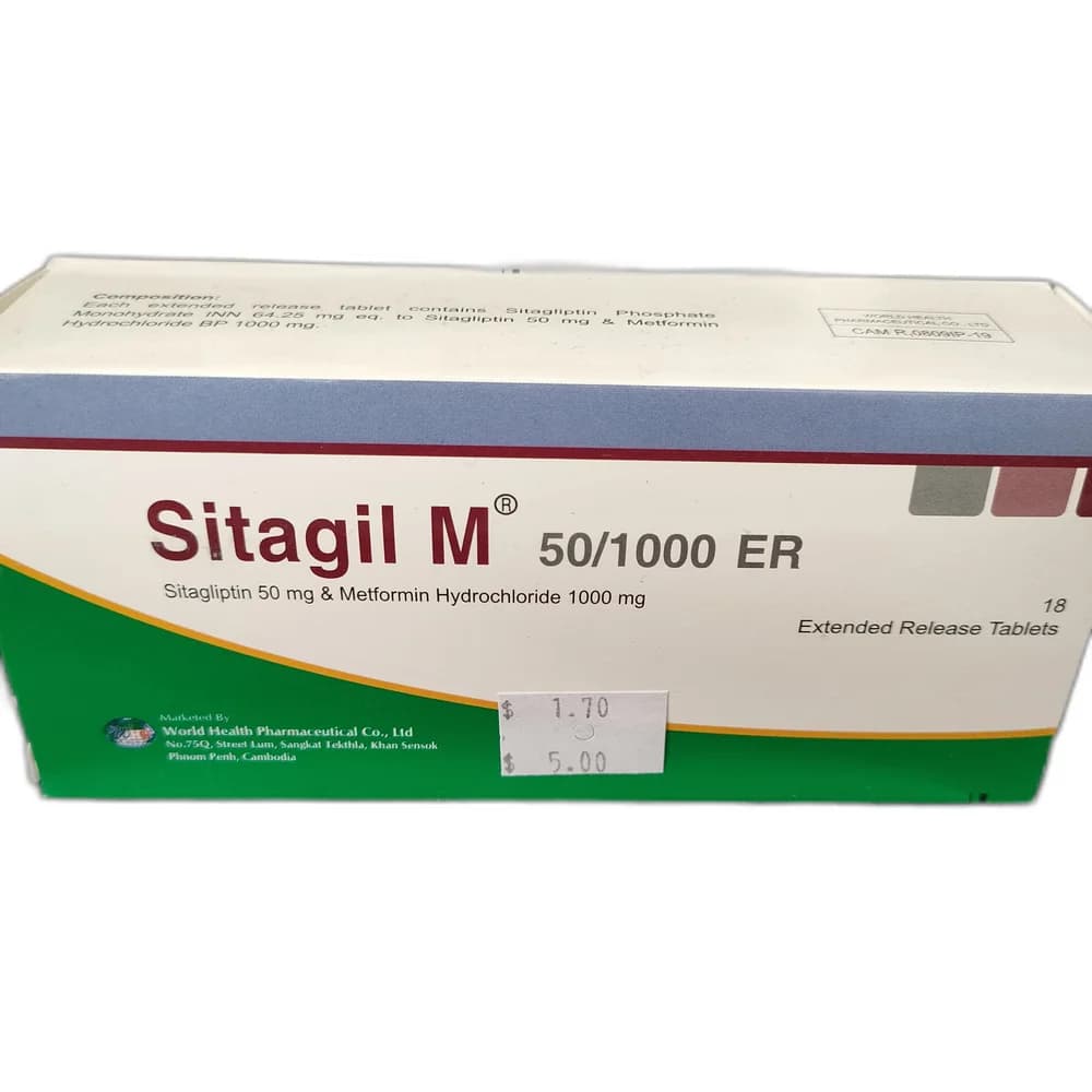 Sitagil M 50 mg / 1000 mg ER