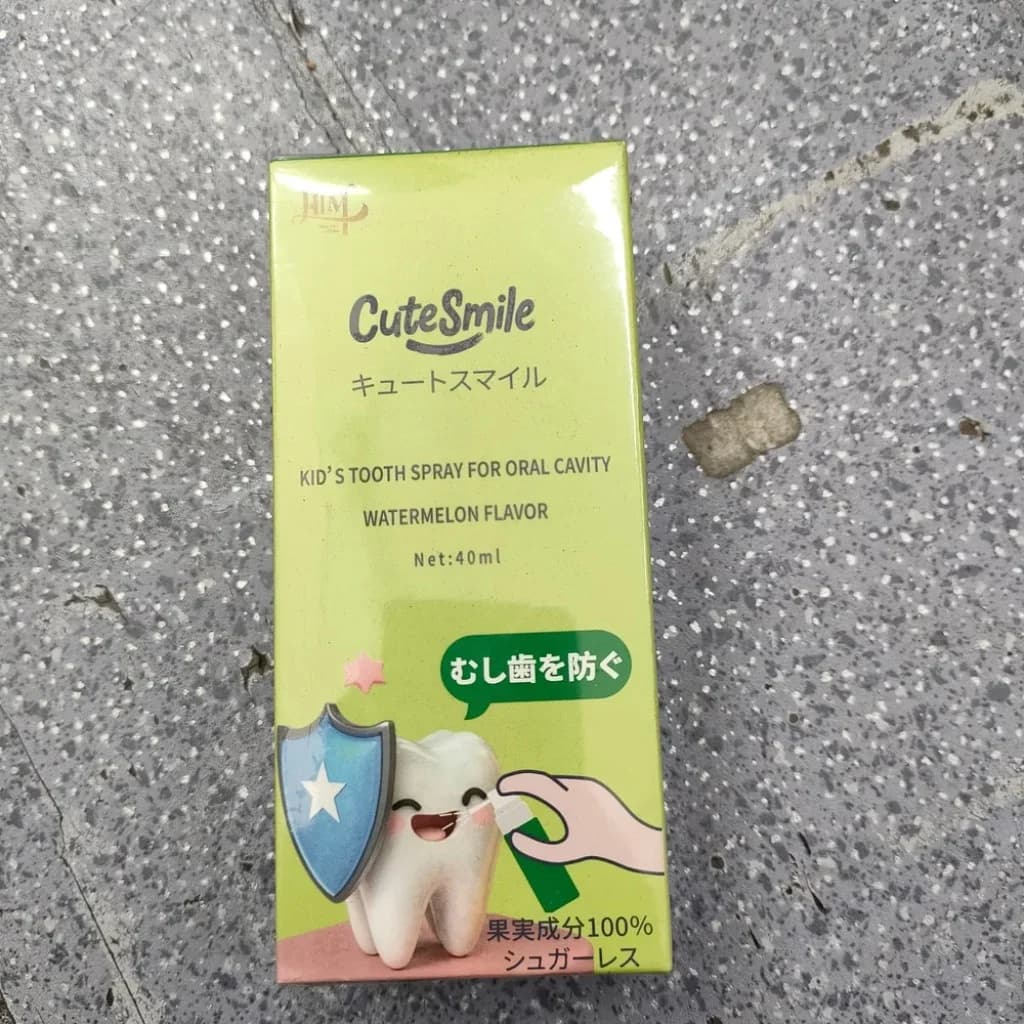 Cute Smile Kid's Tooth Spray (Watermelon Flavor) 40 mL bottle