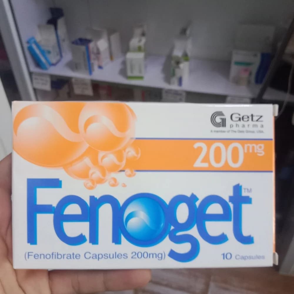 Fenoget Fenofibrate 200 mg micronized capsules