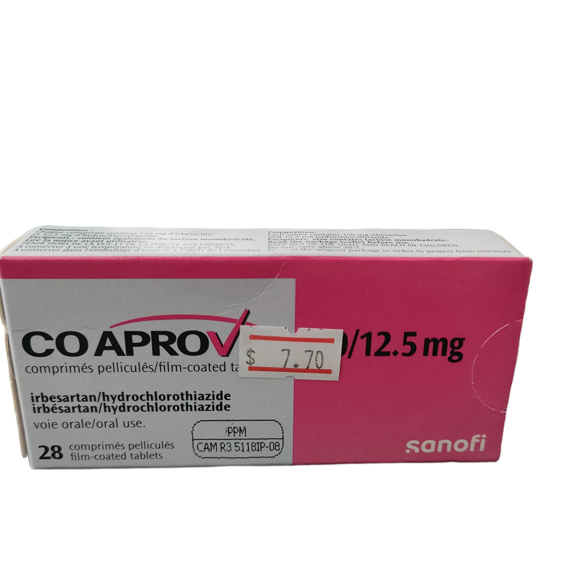 CoAprovel 150 mg + 12.5 mg