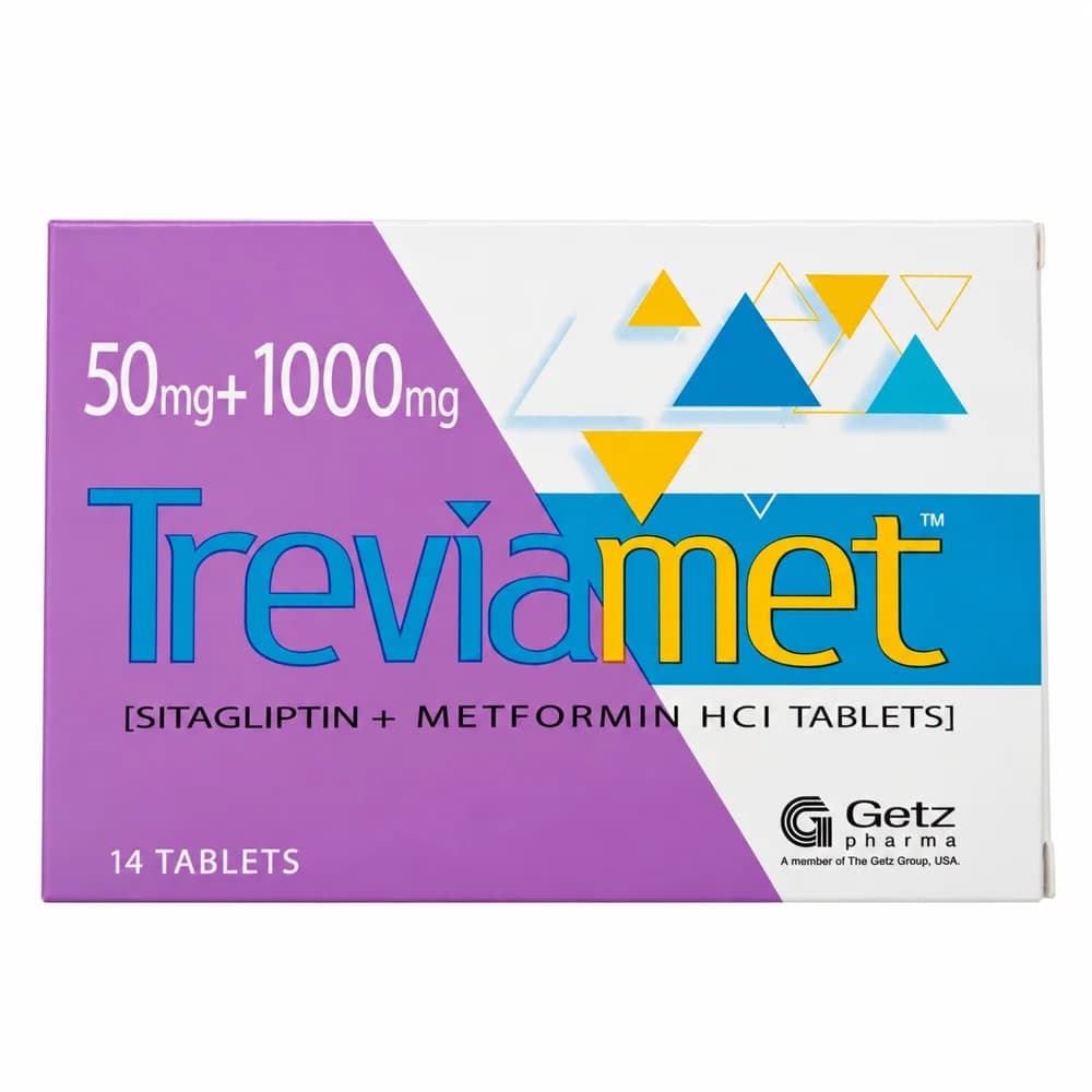 Treviamet 50 mg + 1000 mg