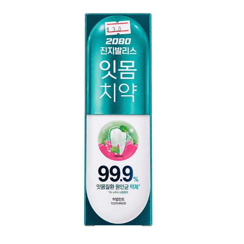 Aekyung 2080 Gingivalis Herbal Mint 125 g