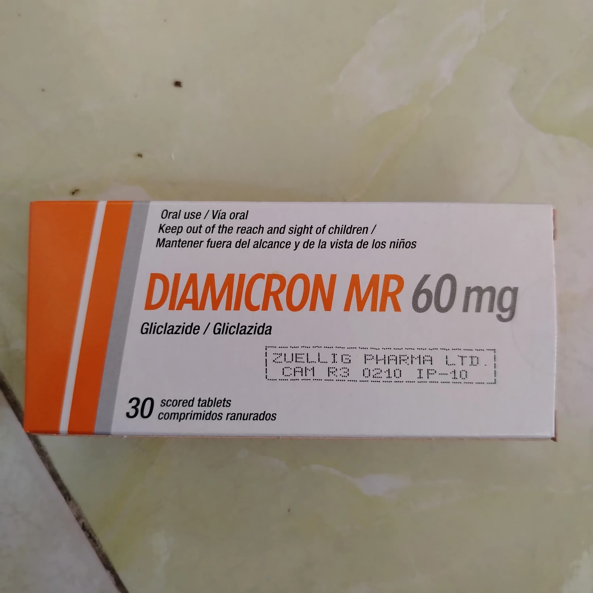 Diamicron MR 60mg 60mg