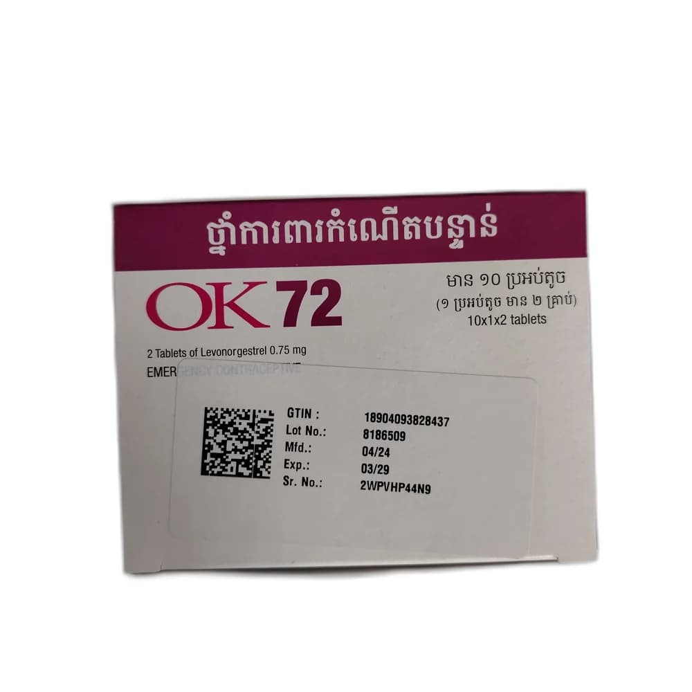 OK 72 0.75 mg
