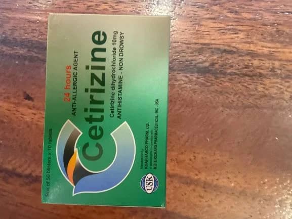 Cetirizine Cetirizine dihydrochloride 10mg