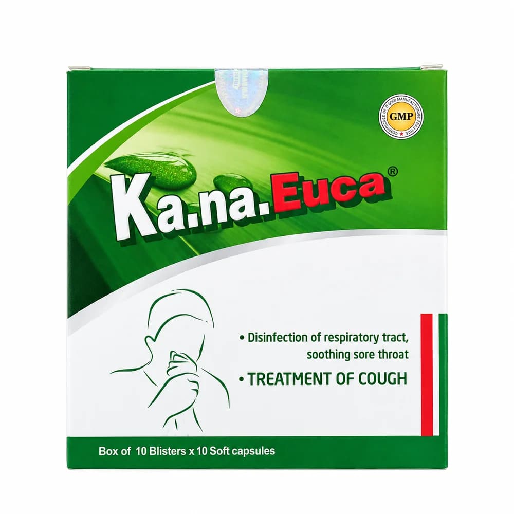 Ka.na.Euca 100 mg / 1 mg / 0.18 mg / 0.5 mg per softgel capsule