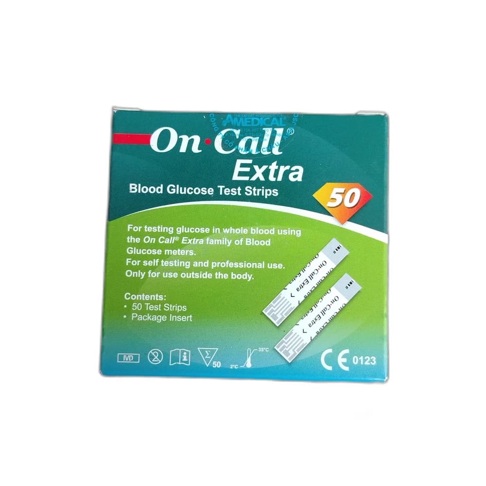 On Call Extra Blood Glucose Test Strips