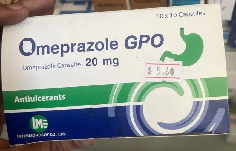 Omeprazole GPO 20mg