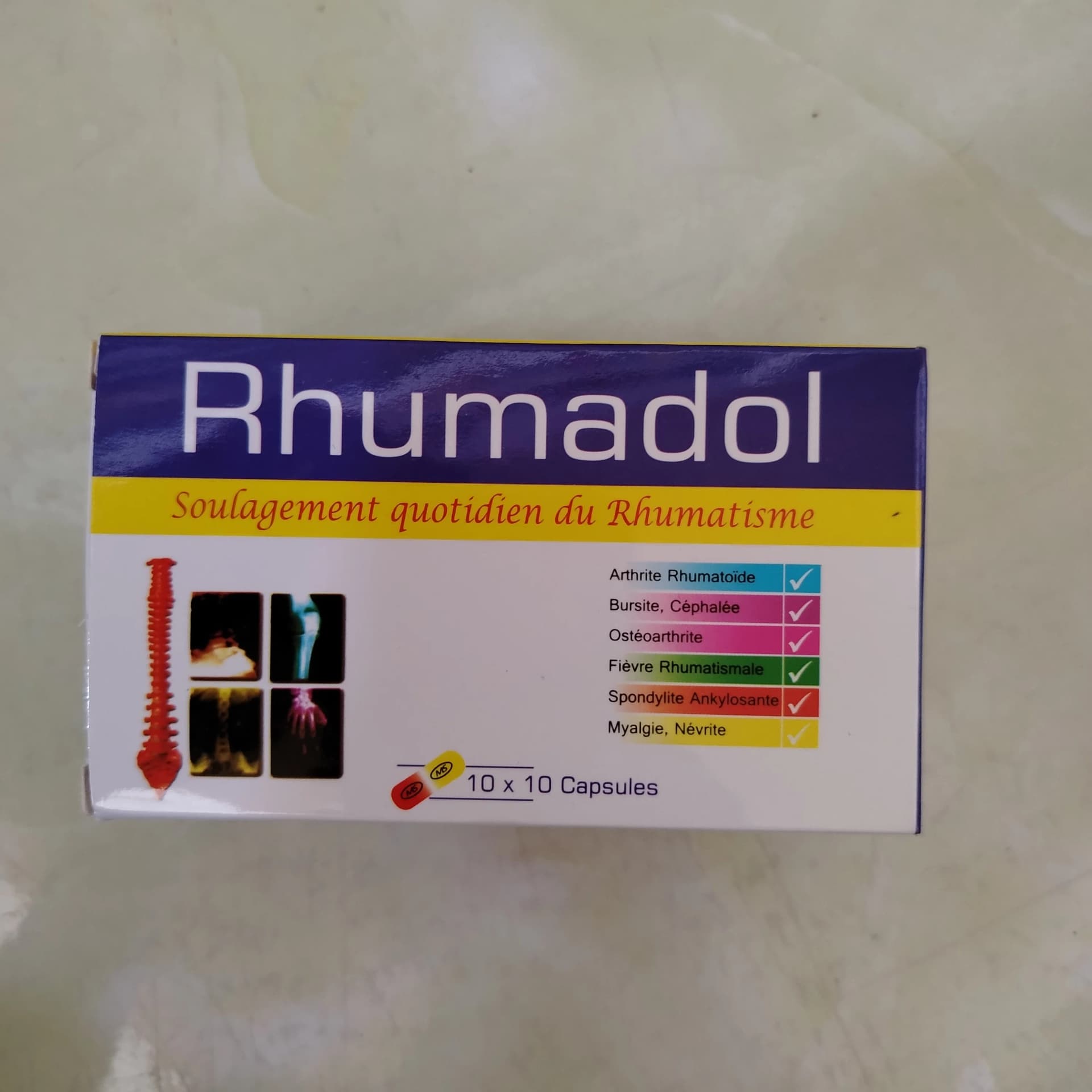 Rhumadol Dexamethasone 0.5mg / Vit. B6 25mg / Vit. B12 100mcg / Vit. B1 50mg / Mag. Trisilicate 200mg