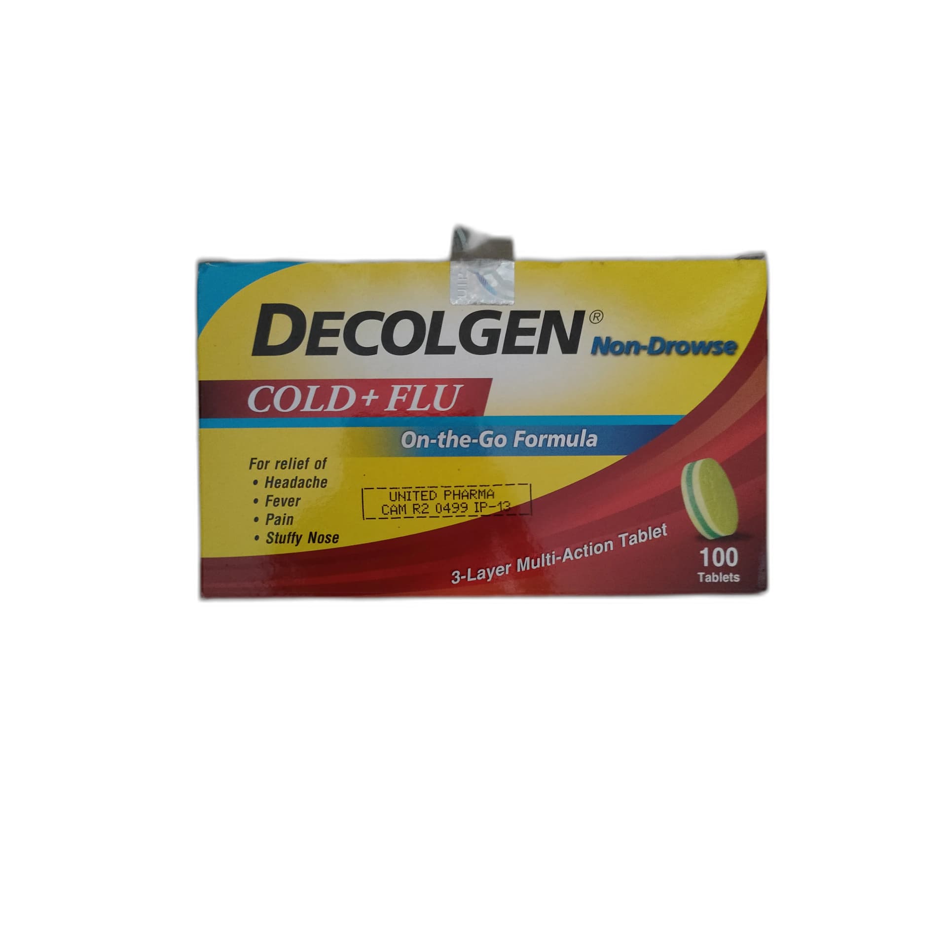 Decolgen Non-Drowse 500 mg / 10 mg