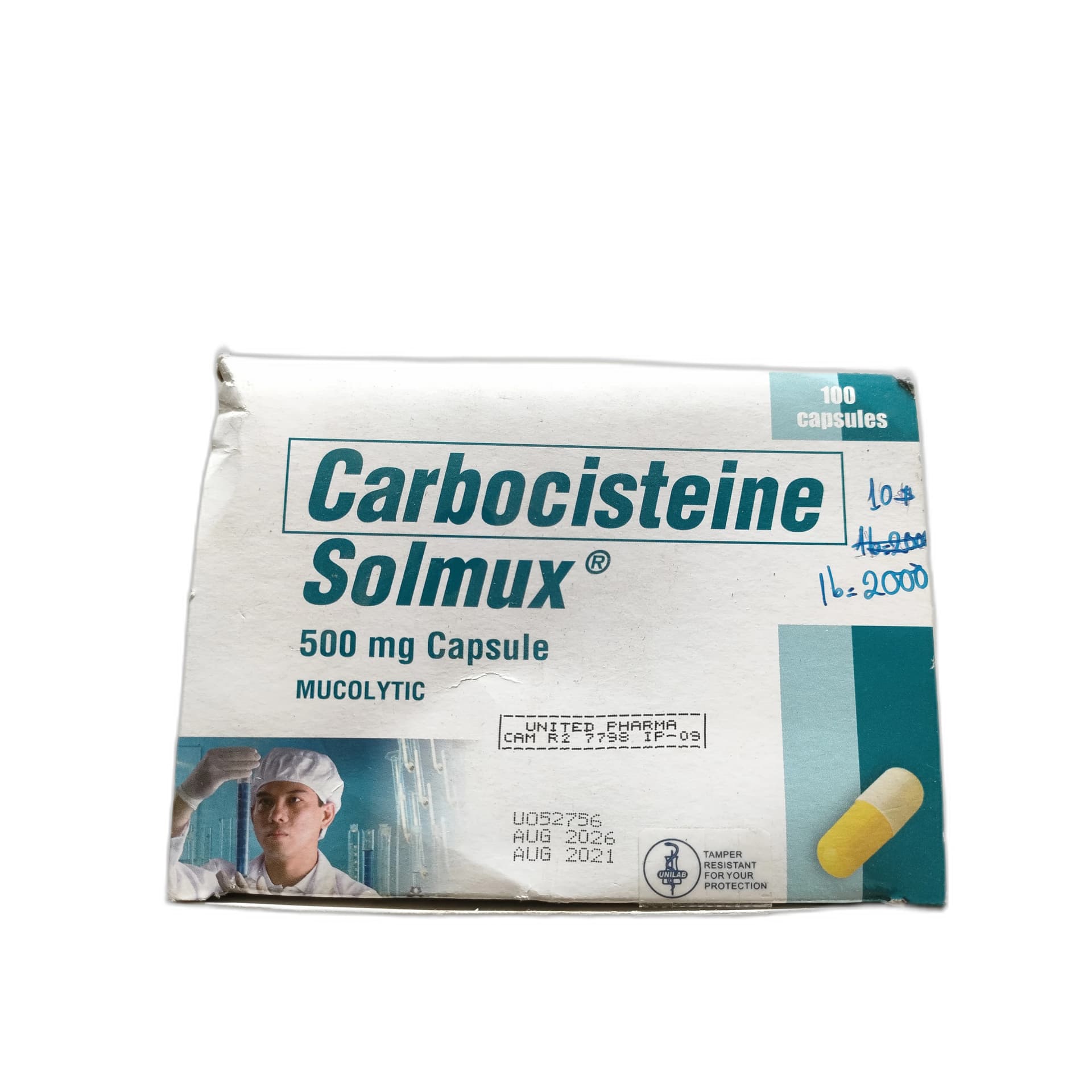 Carbocisteine Solmux 500 mg
