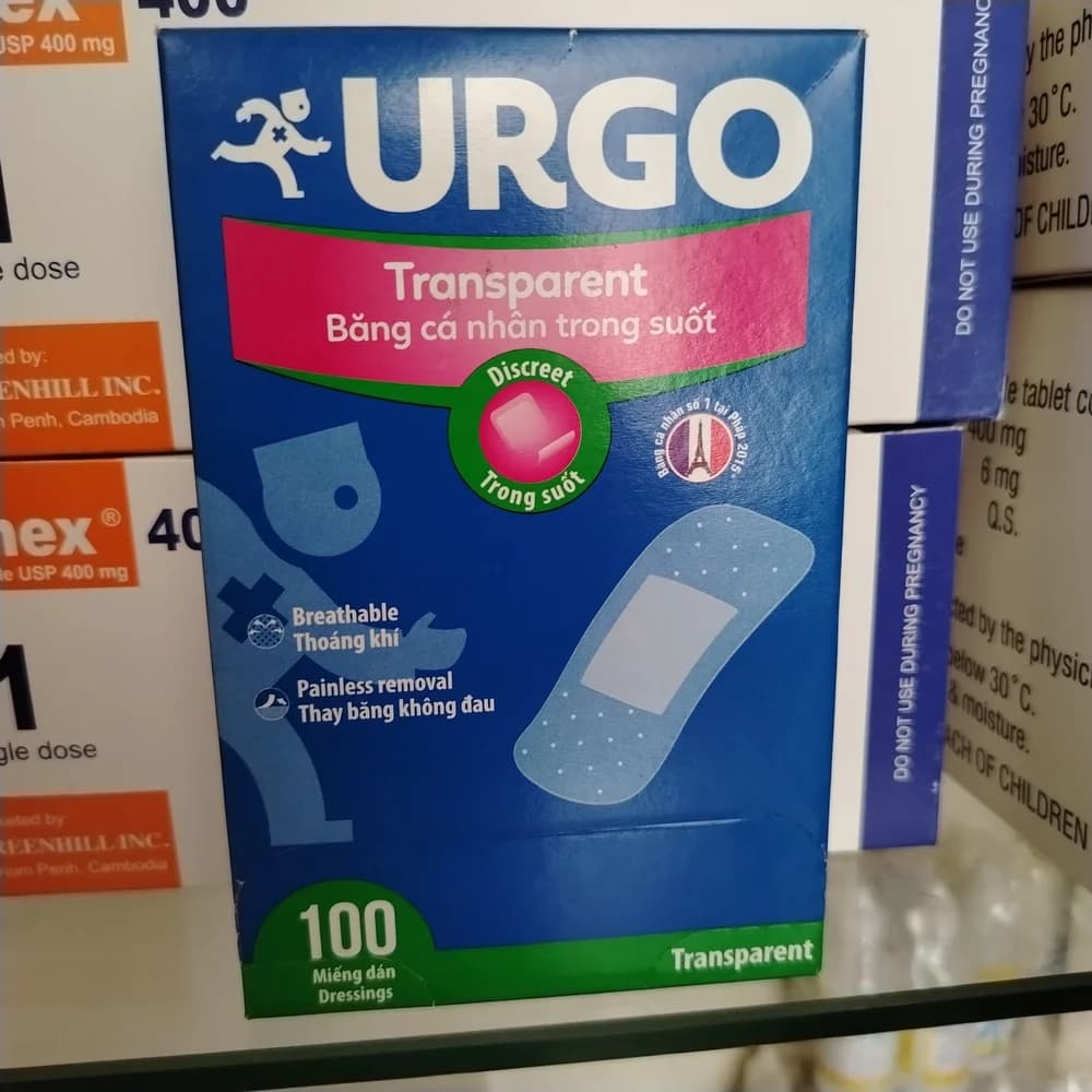 Urgo Transparent 2.0 x 7.2 cm