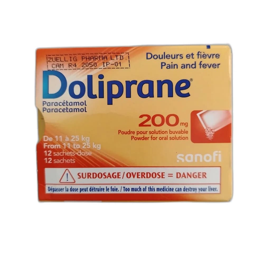 Doliprane Sachet 200 200 mg