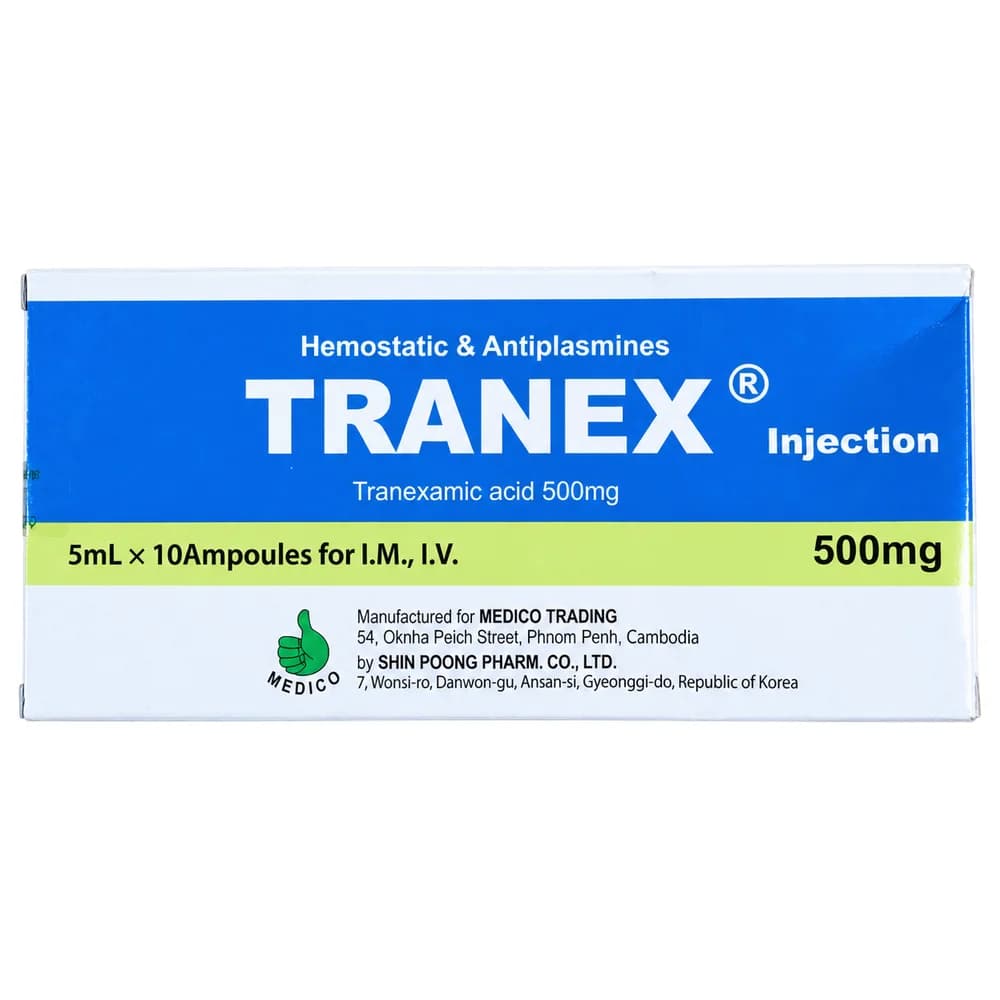 Tranex 500 mg / 5 ml