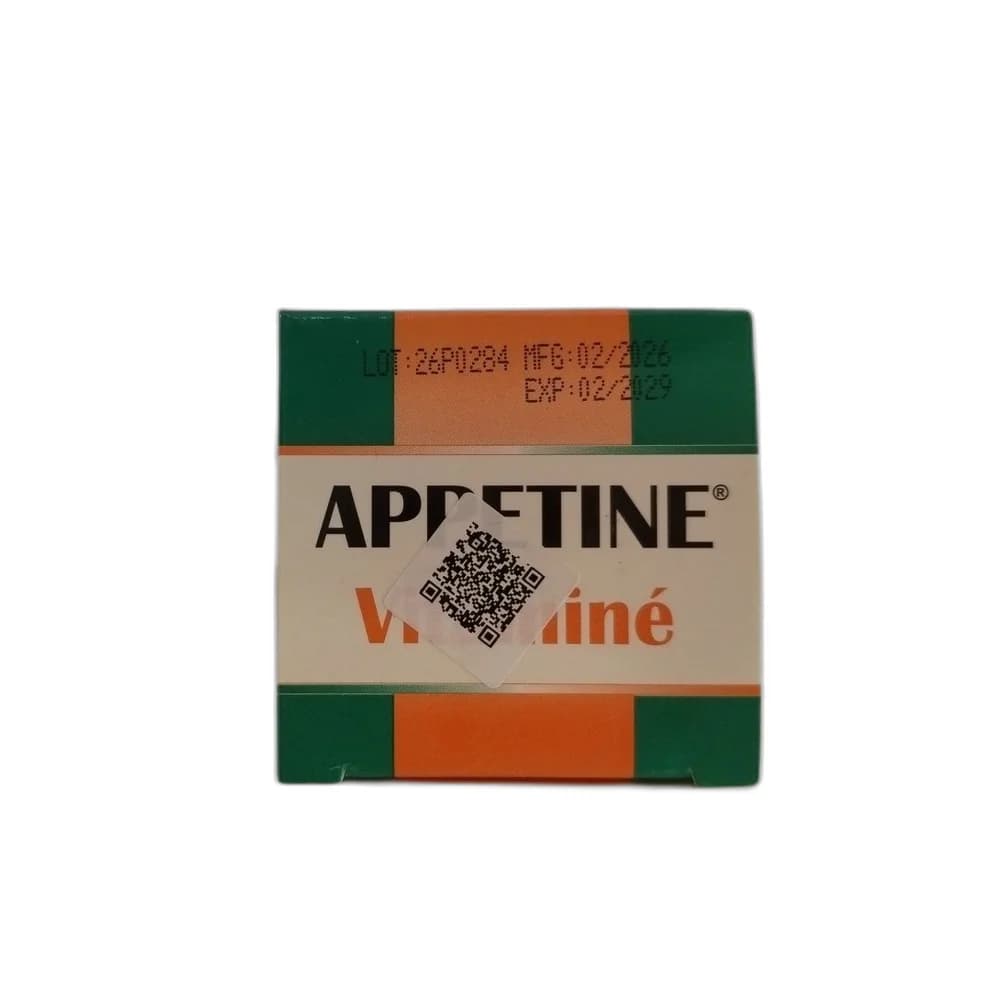 Appetine Vitamine (Green Pack) Vitamin and appetite supplement; strength not available on the visible package