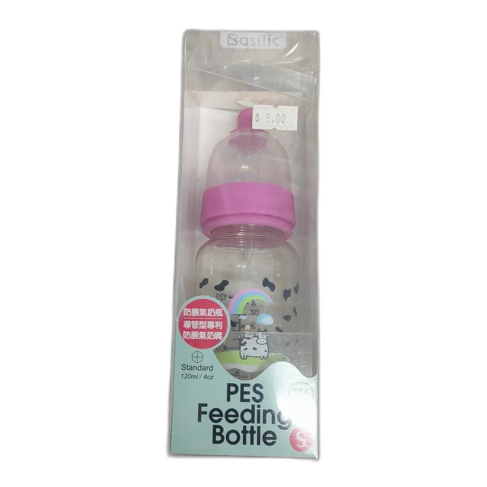 Basilic PES Feeding Bottle 120 ml / 4 oz, S nipple