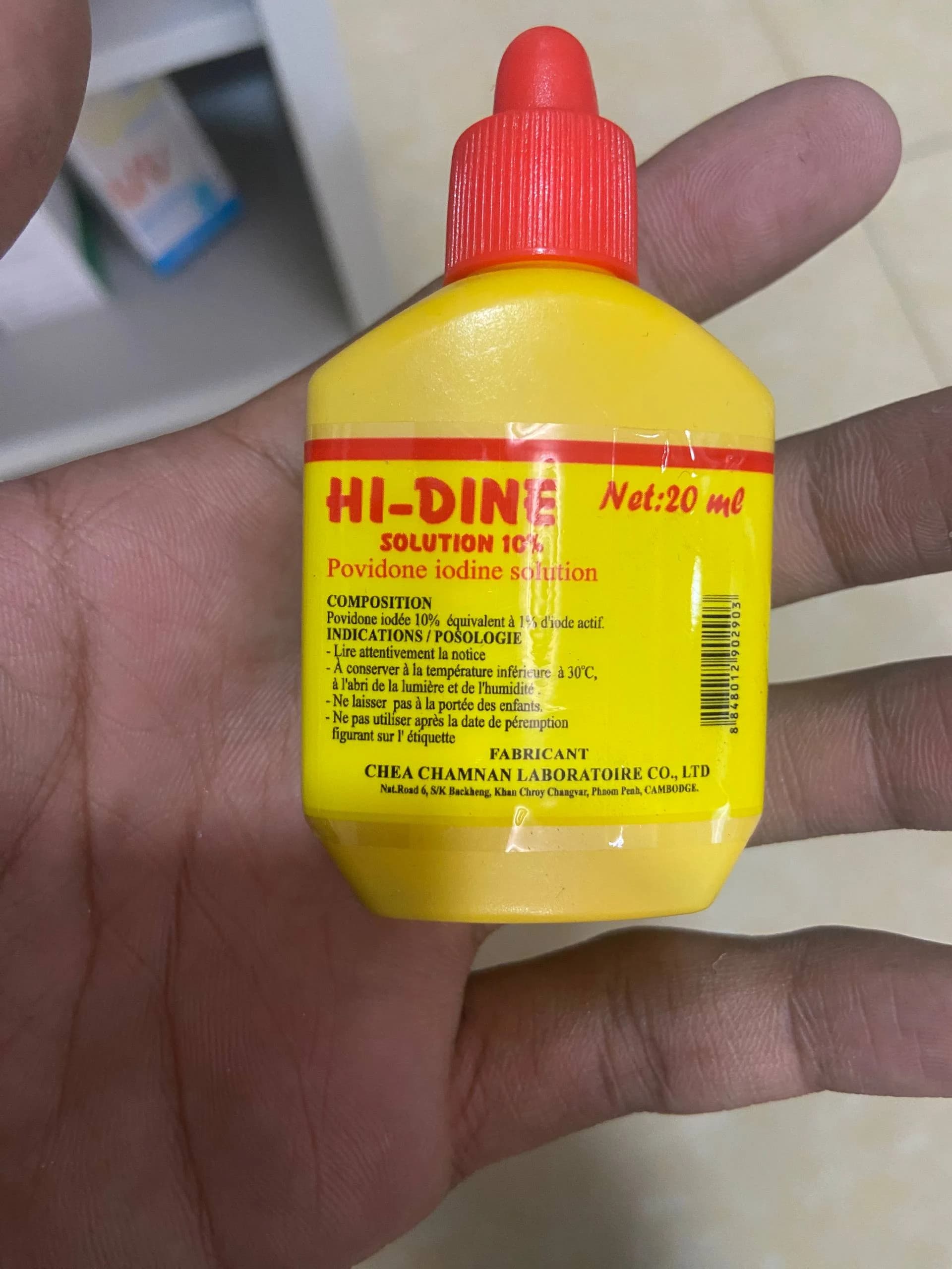 HI-DINE 20ml Povidone Iodine Solution 10%