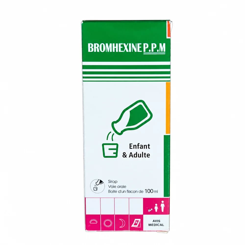 Bromhexine P.P.M 4 mg / 5 ml