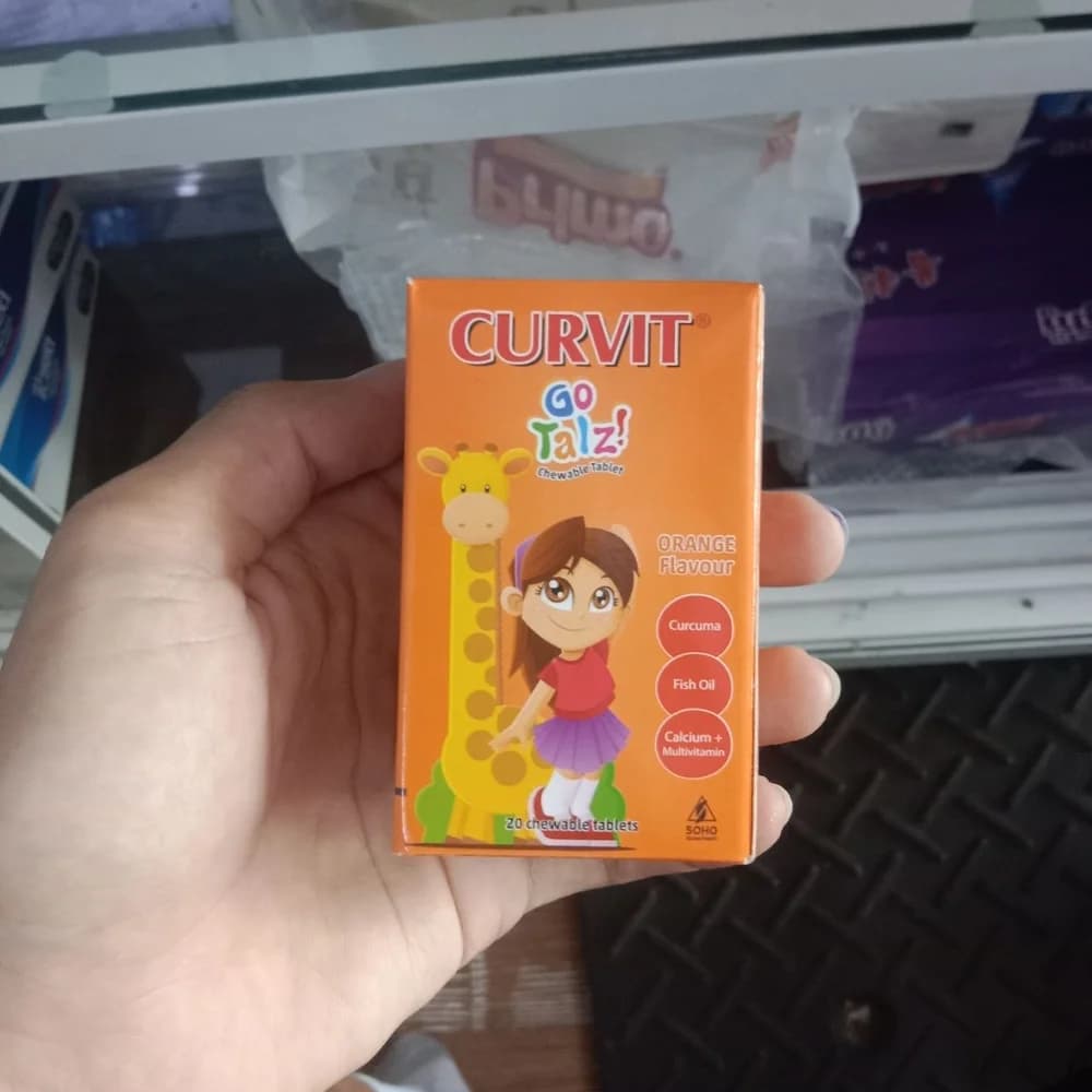 Curvit Go Talz! Chewable tablet