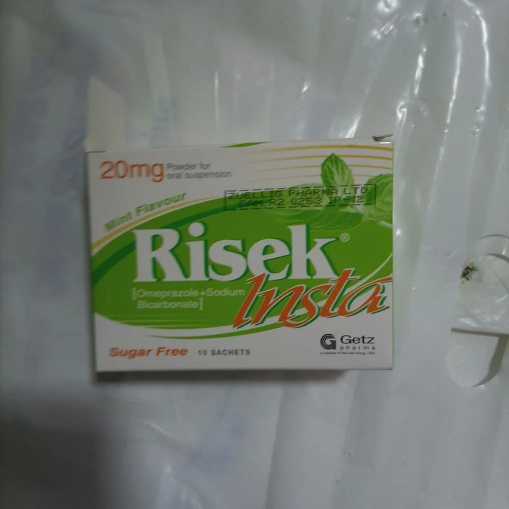 Risek Insta 20 mg / 1680 mg powder for oral suspension